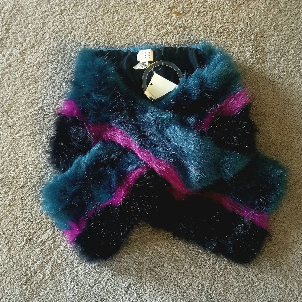 Faux Fur wrap scarf